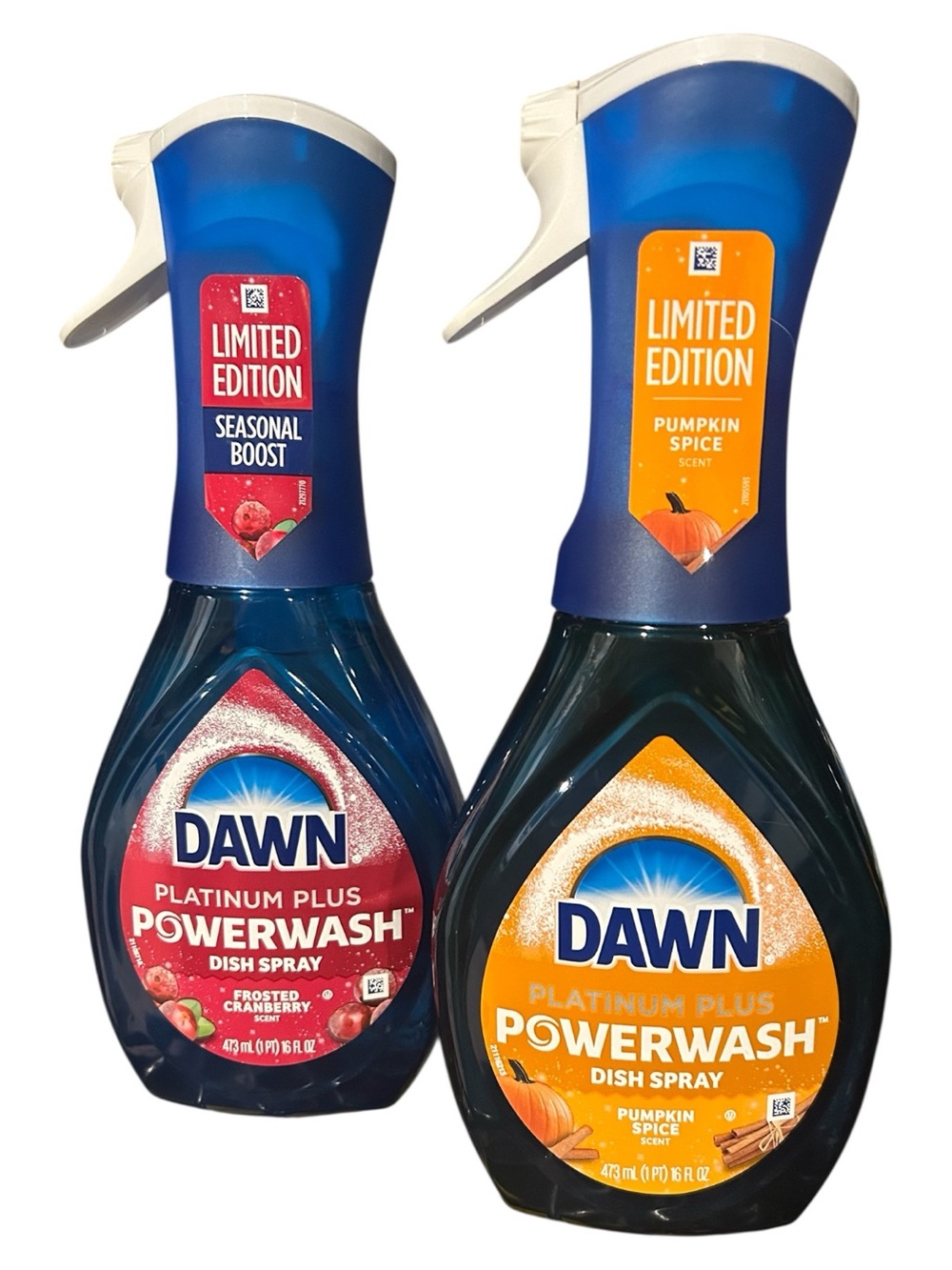 Dawn Set of 2 Platinum Plus Powerwash Dish Spray Limited Edition Scents